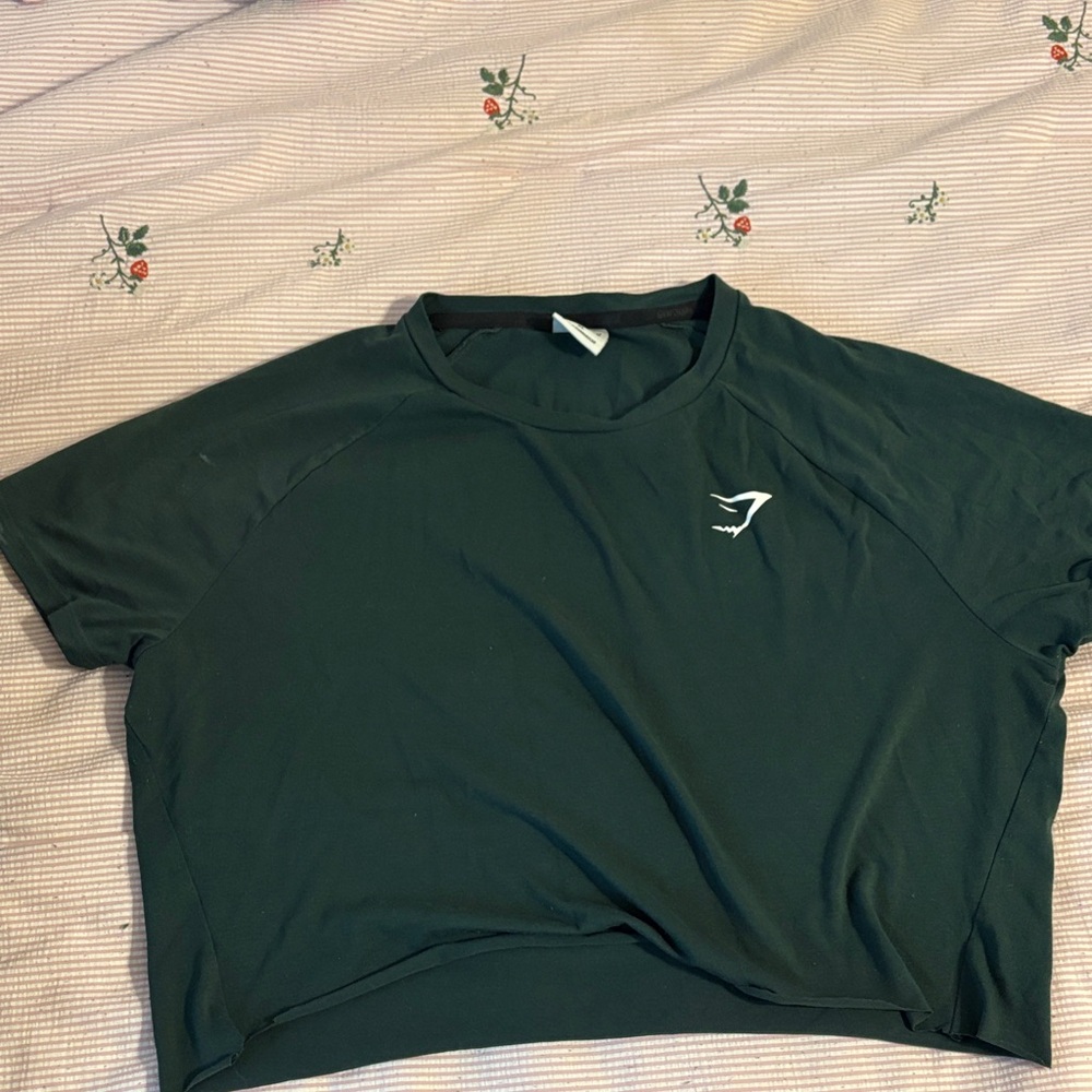 Dark Green Gymshark T shirt